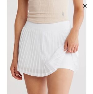 Free People Movement Rally Pleated Mini Skort